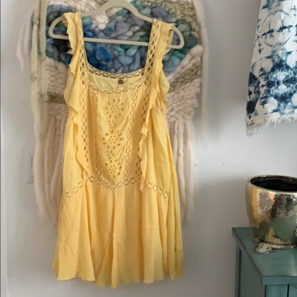Free People Priscilla Woven Mini Dress - Picture 1 of 1